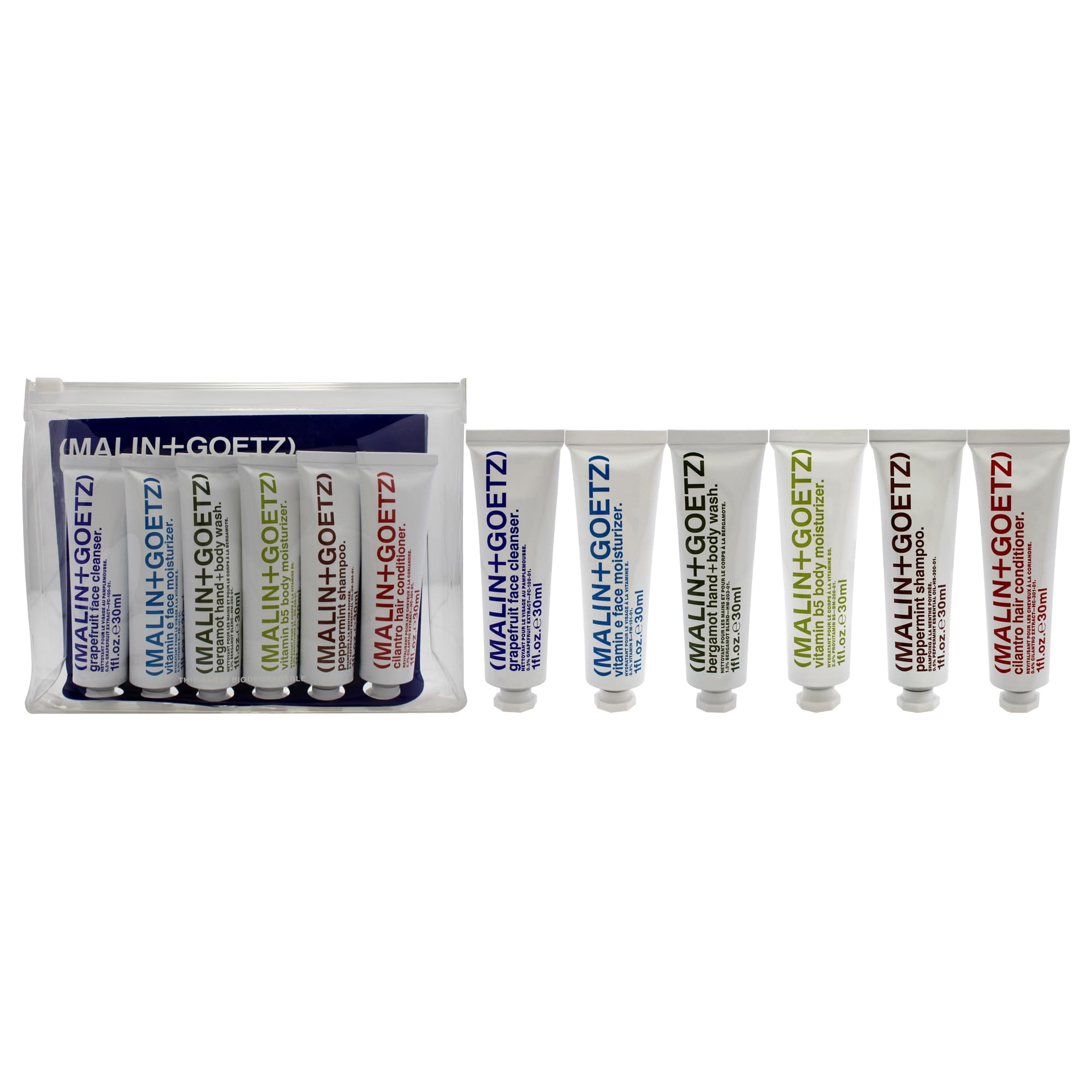 (malin+goetz) - Kit De Inicio: Champú Y Acondicionador Para Cabello Malin + Goetz, 30 Ml