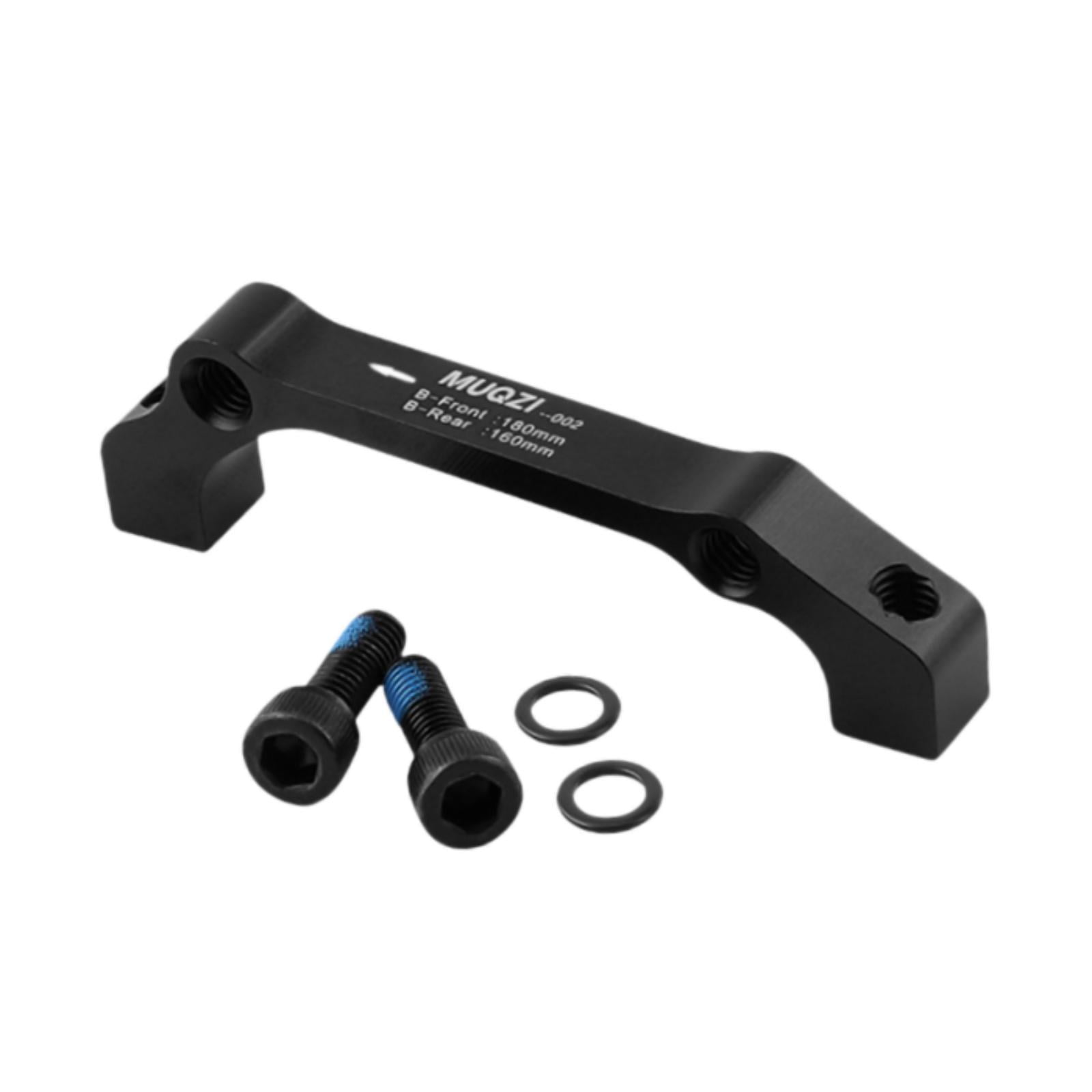 Magideal - Adaptador De Freno De Disco De Bicicleta, Equipo De Soporte De Conversión De Bicicleta, Accesorios Multifunción De Fácil Instalación Para Bicicleta De Negro