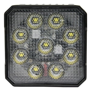 Hella - Faro De Trabajo Value Fit 1224V Ts3000 9Led Lt Cuadrado Blanco