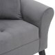 thumbnail image 4 of Sofa Lua 3 Cuerpos Más 2 Poltronas Felpa Gris, 4 of 5