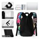 thumbnail image 5 of Bulldog Francés-theme Backpack, Campus style schoolbag Bookbag with Adjustable Shoulder Straps And Large Zip Compartment, Unisex Travel Bags.42x30x15cm, 5 of 6