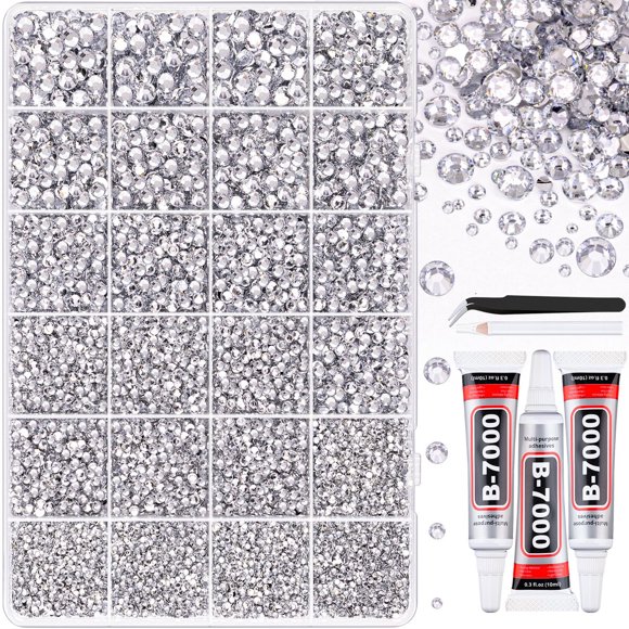 Kit de Strass TINKRSTUFF de 35.000 Piezas, de 2 a 6 mm