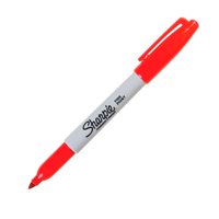 Marcadores Sharpie Punta Fina Rojo
