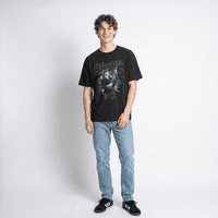 Ac/Dc - Polera Manga Corta Hombre Guitarra Gris Acdc