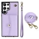 thumbnail image 1 of Crossbody PU Leather Phone Case For Samsung Galaxy S23 S22 Plus Note 20 Ultra Wallet Card Slots Magnetic Lanyard Cover, 1 of 3