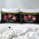 thumbnail image 5 of Christm-as Trees D-u-t Co-ve-r Queen Size Sa-nta Claus- and Snowman Comfort-er Cover with 2 Pillow-case for Te-ens Adults Kids S-tarry Sky Be-dding Set Snow Sc-ene Brea-thable 3 Pieces D-ecorative, 5 of 5