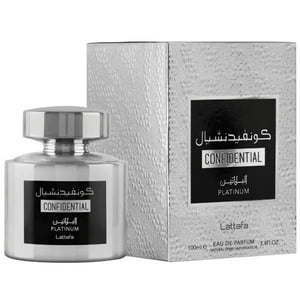 Lattafa - Confidential Platinum Edp 100Ml Unisex