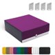 thumbnail image 1 of Caja de Almacenamiento para Cartas TINTEK 3000+ Morado y Blanco, 1 of 9