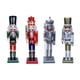 thumbnail image 3 of 4 Piezas De Figuras De Cascanueces De 12 Pulgadas, Figuras Decorativas De Navidad, Decoración Hecha A Mano, Estilo P, 3 of 5
