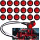 thumbnail image 1 of TMH Pack of 20 3/4 Inch Mount Red LED Clearance Bullet Markers, 1 of 3