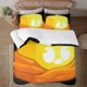 thumbnail image 1 of Blox Fruit Face on print Soft Bed Set Lightweight 3 Pieces Bedding Sets for All Season Comforter Set Easy Care, 1 of 5