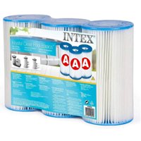 Pack 3 Cartuchos Filtro Intex Tipo A
