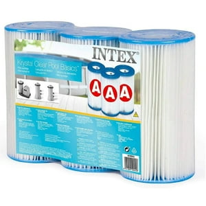 Pack 3 Cartuchos Filtro Intex Tipo A