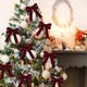 thumbnail image 2 of Tsorode: cinta de terciopelo burdeos de 10 yardas para árbol de Navidad, 2 of 3