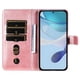 thumbnail image 4 of Funda con Cremallera para Xiaomi Poco C85, Carcasa Cartera de Cuero PU con Soporte y Tarjetero, 4 of 5