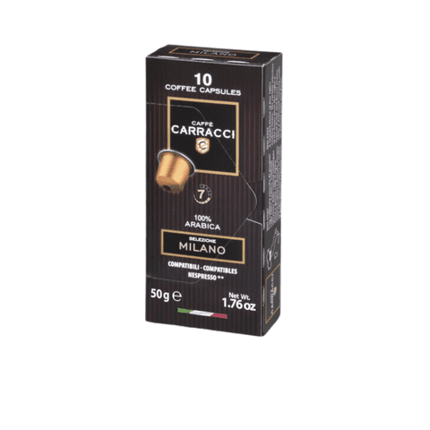 Carracci - Cápsulas De Café Milano Para Nespresso 10 X 50 G