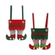 thumbnail image 1 of 2 Piezas De Bolsa De Regalo De Navidad Con Pantalones De Elfo, Decoraciones Colgantes Para Casa De Campo, Color Rojo Y Verde, 1 of 3