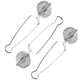 thumbnail image 2 of Colador de té Exptolii Snap Ball de acero inoxidable, paquete de 3, 2 of 8