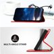 thumbnail image 3 of Funda Flip Premium Fibra de Carbono para Samsung Galaxy S23 Ultra con Soporte y Cierre Rojo, 3 of 6