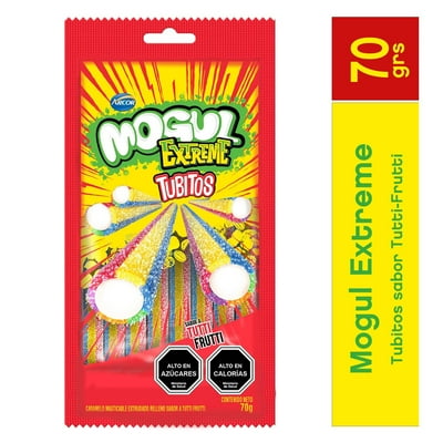 Tubitos Mogul Tutti Frutti 70 G Arcor