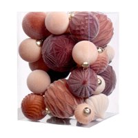 Bothyi - 35 Piezas De Adornos Navideños Colgantes De Bolas, Adornos Navideños Modernos, Bolas De Colores Mezclados