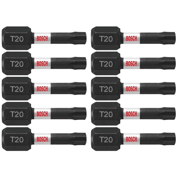 Brocas para atornillar Bosch ITT20102 Torx #20, paquete de 2