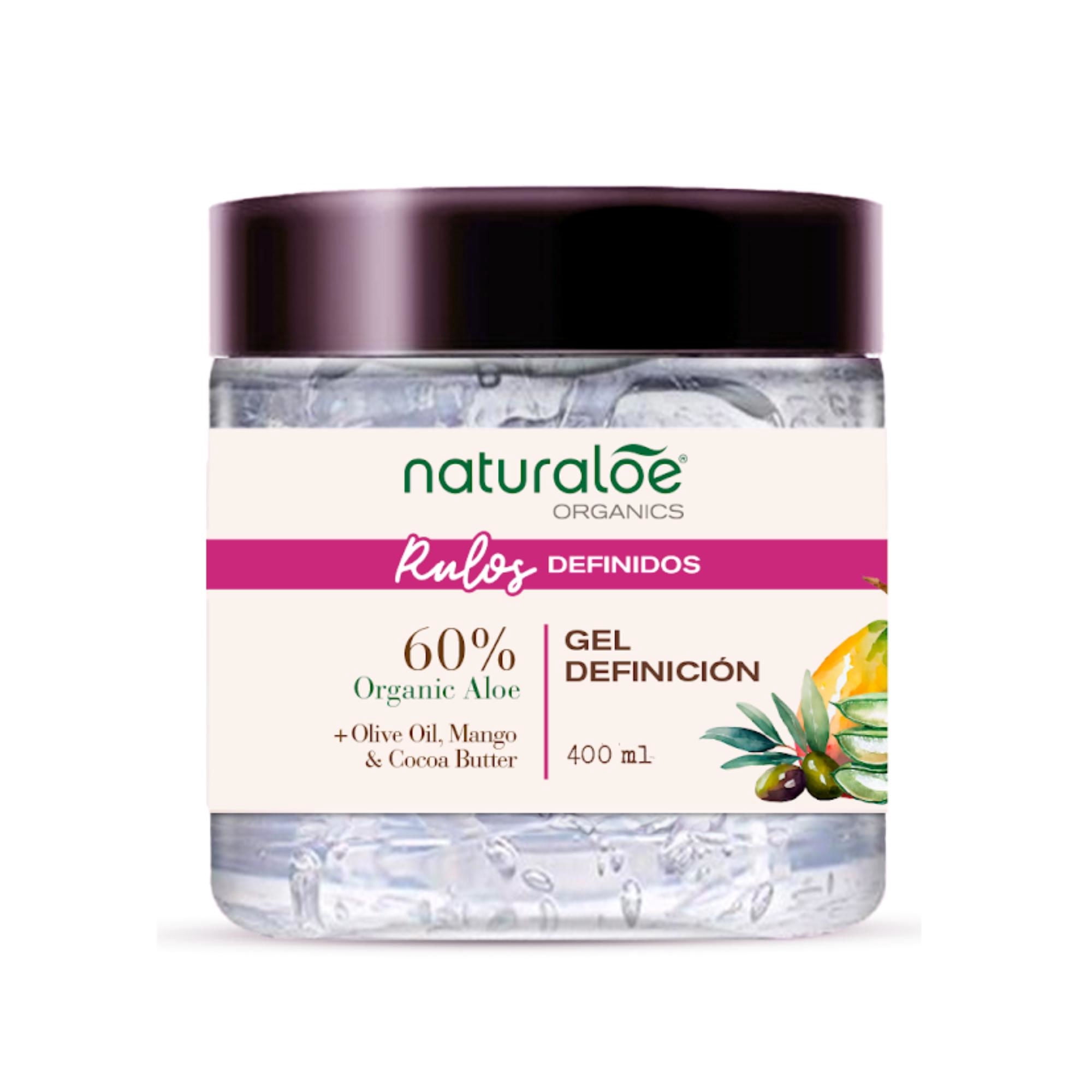 Gel Para Cabello Natural Aloe Rulos Definidos