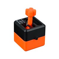 Bothyi - Llavero De Caja De Cambios Manual Para Novio Accesorios Automotrices Juguete Sensorial Naranja
