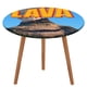 thumbnail image 1 of Lava theme Fitted Round Tablecloths Elastic Edged Table Covers Waterproof Table Cloth For Kitchen Holiday Party Tables Decor 150cm, 1 of 6