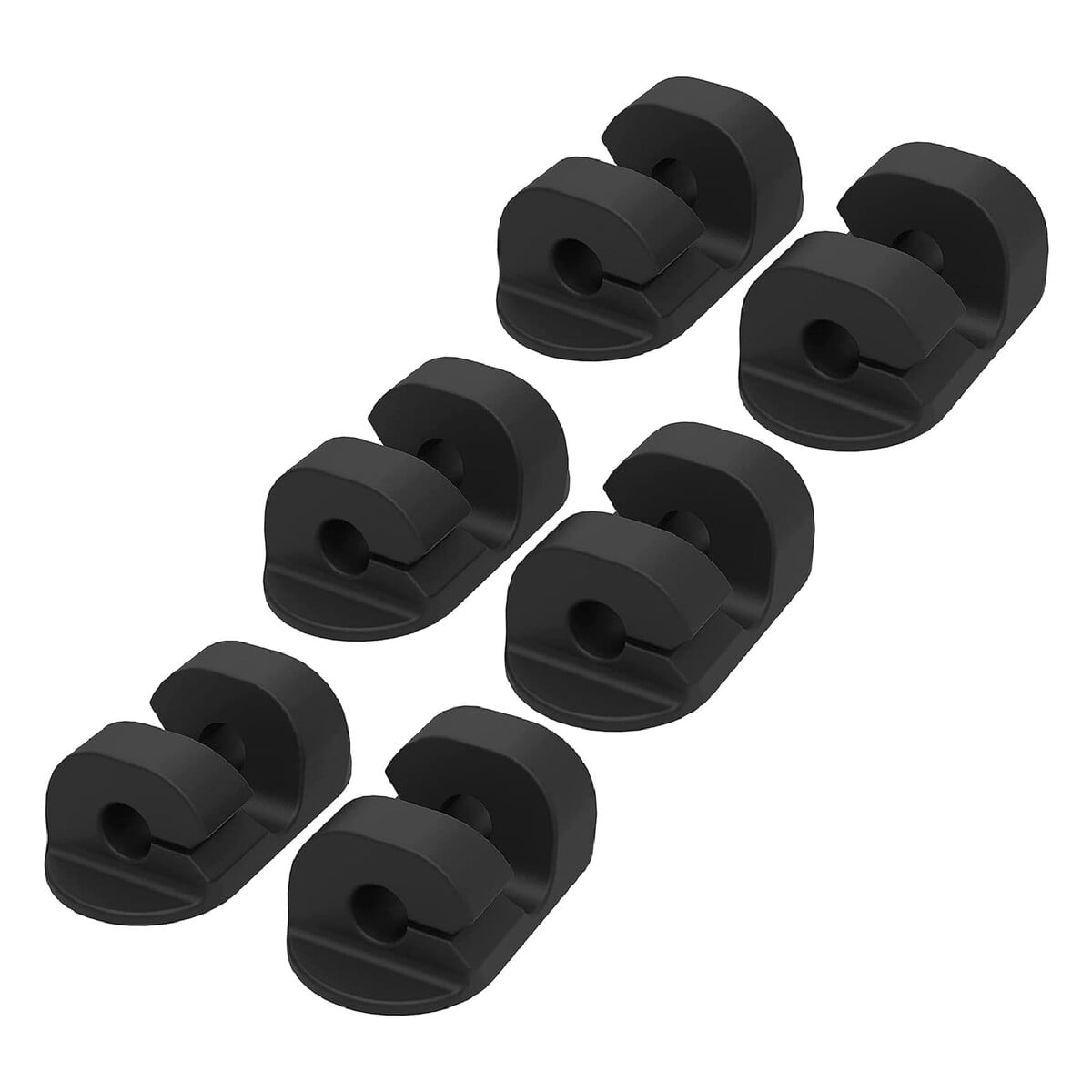 Organizador De Cables Scosche Cmaa26pkrp 6 Pack Adhesivo Negro