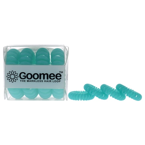 Lazo Para El Cabello Goomee Verde Mar Paquete 4 Unidades