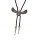 thumbnail image 2 of águila metal hombre bolo bola lazo rodeo corbata vaquero occidental plata antigua, 2 of 3
