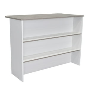Fmfurniture - Isla Cocina 120X60X90 Cm Gris