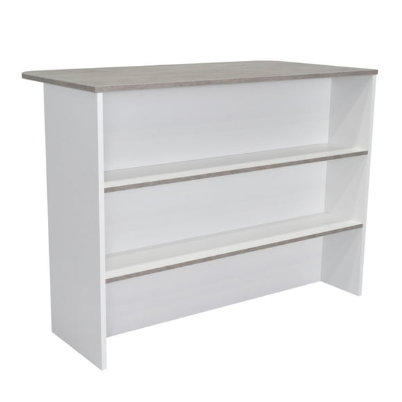 Isla Cocina 120x60x90 Cm Gris