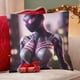 thumbnail image 4 of Gwen Stacy Fundas de almohada de terciopelo con tema, regalos de funda de almohada, decoración para el hogar, cojín de lanzar, regalo de cumpleaños para fans y parejas. 45cm x 45cm., 4 of 6