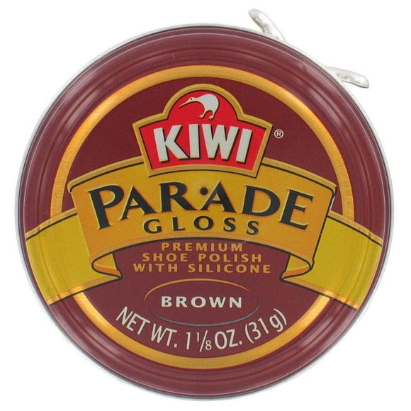 Pasta para lustrar zapatos Kiwi Parade Gloss color café 33 ml