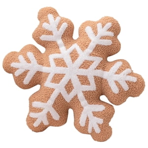 Bothyi - Cojín Navideño Para Sofá, Novedoso Cojín Navideño Para Festival, Oficina, Dormitorio, 42 X 42 Cm, Marrón Claro