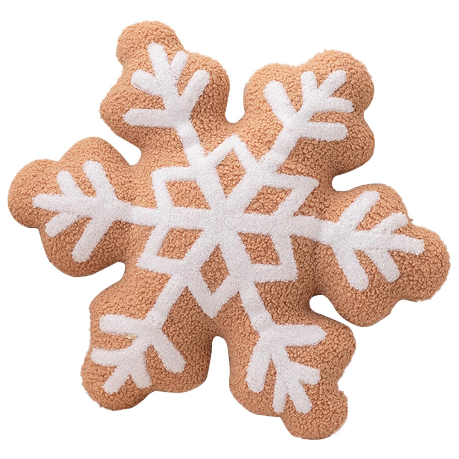 Bothyi - Cojín Navideño Para Sofá, Novedoso Cojín Navideño Para Festival, Oficina, Dormitorio, 42 X 42 Cm, Marrón Claro