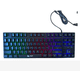 thumbnail image 1 of Teclado Gamer Rgb Safe&sound Qwerty Español Membrana Negro, 1 of 3