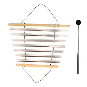 Magideal - Campana De Flujo De Meditación Con Mazo, Instrumento De Baño, Instrumentos Musicales, Campana De Flujo , Cuenco De Meditación, Sonido Para 7 Tonos