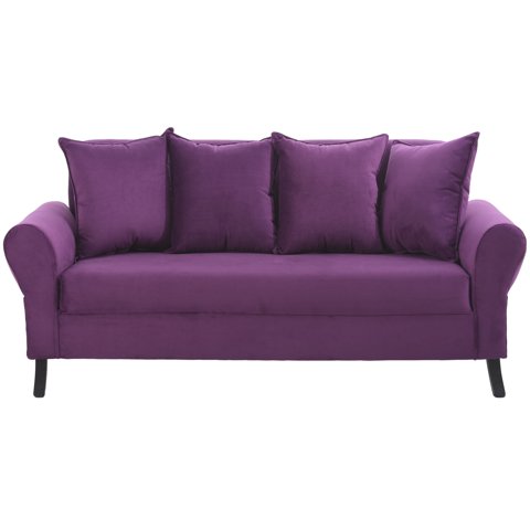 Bodevir - Sofa Lua 3C Felpa 20 Morado