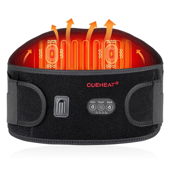 Almohadilla térmica CUEHEAT Cinturón de cintura con vibración inalámbrico