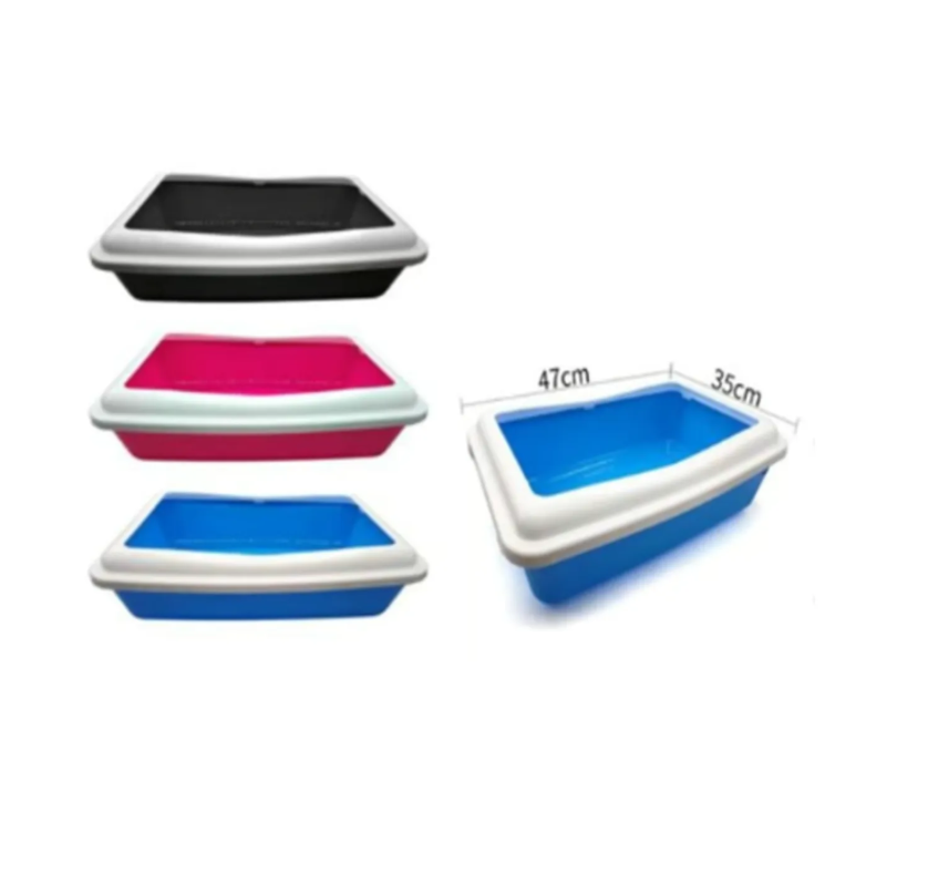 Genérico - Bandeja Arenero Para Gatos Color Rosa 47X35Cm