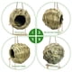 thumbnail image 5 of Nido colgante para pájaros, escalera mediana, caseta para pájaros tejida a mano con césped, jaula natural para patio, césped, jardín, decoración interior y exterior del hogar., 5 of 5