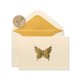 thumbnail image 1 of Tarjetas en blanco Papyrus 14 unidades Mariposa dorada, 1 of 6