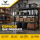 thumbnail image 4 of Estante Metalico Anaquel 3600 kg 4 Niveles Ajustable 183x183x61 cm Rack Acero Industrial, 4 of 6