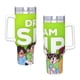 thumbnail image 4 of Dream SMP Vaso aislado de acero inoxidable con asa, diseño temático, regalo para familia, amigos y fans; incluye pajita y encaja en el portavasos estándar, 40 oz, 4 of 6