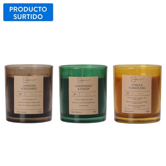 Vela Glossy 200g Fragancia Surtida , 1 Un Mainstays