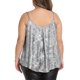 thumbnail image 3 of Agnes Orinda Mujeres Tallas Grandes Escuela Universidad Tops de Lentejuelas Brillantes Tirantes Espagueti Camisa de Fiesta Plisada Club Brillante Cami 3X Plata, 3 of 6
