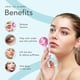 thumbnail image 2 of Set de 2 masajeadores faciales de acero inoxidable color rosa Ice Globes, 2 of 4
